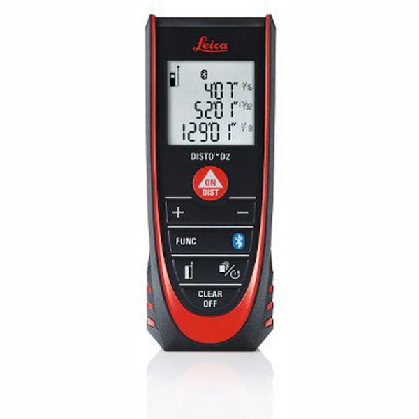 Leica DISTO D2 US 320ft Bluetooth 4.0 Laser Distance Meter 838725 - main